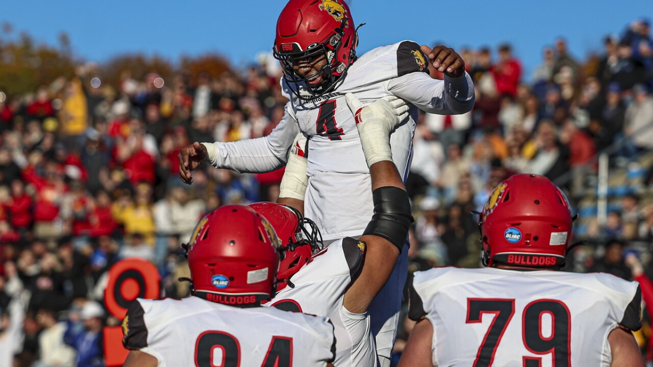 Ferris State quarterback Trinidad Chambliss finishes third in Harlon