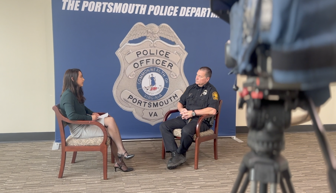 Portsmouth police officer finds baby in stolen car that was abandoned