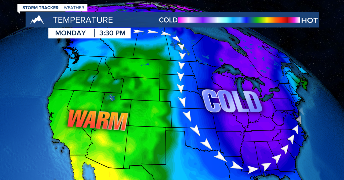 A warmer and drier pattern for most of next week