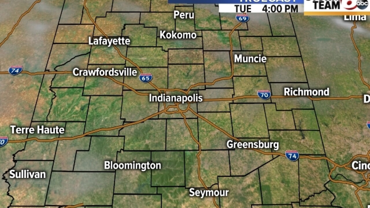 TIMELINE: When to expect snow Tuesday