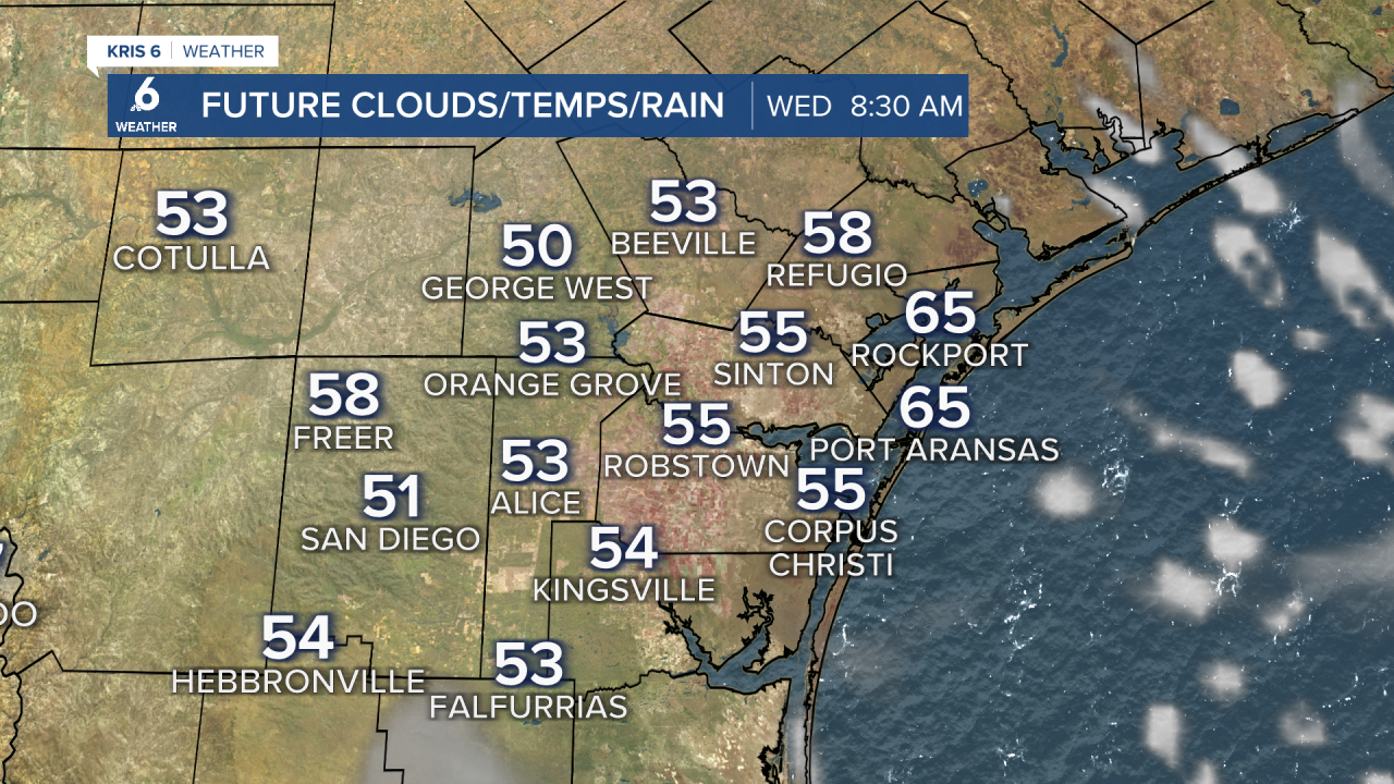 Wednesday futurecast 8:30 AM