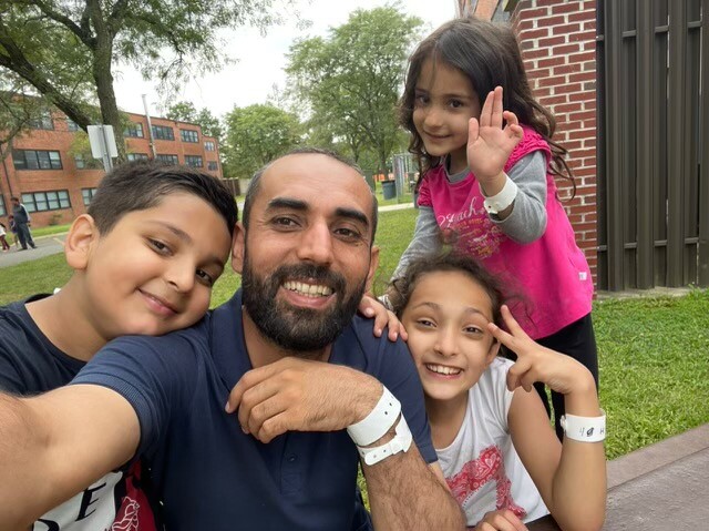 Ahmad "Kevin" Siddiqi and family