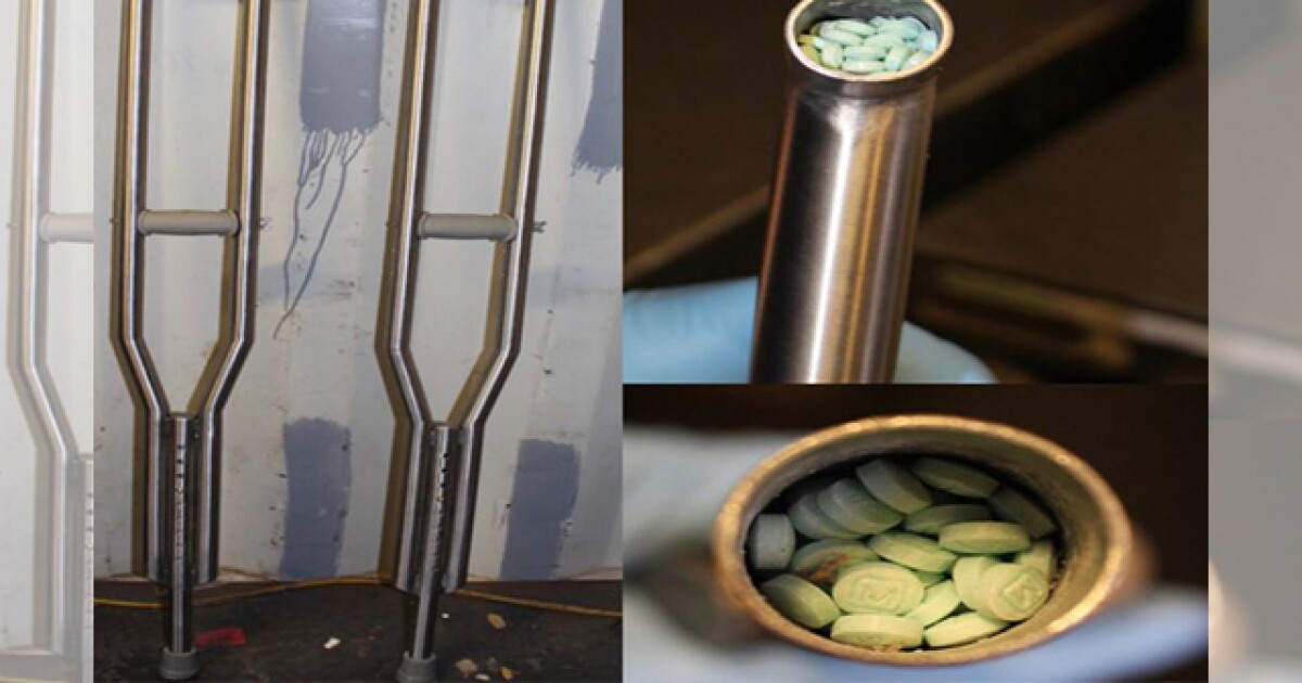CBP officers find fentanyl pills at the Nogales port of entry