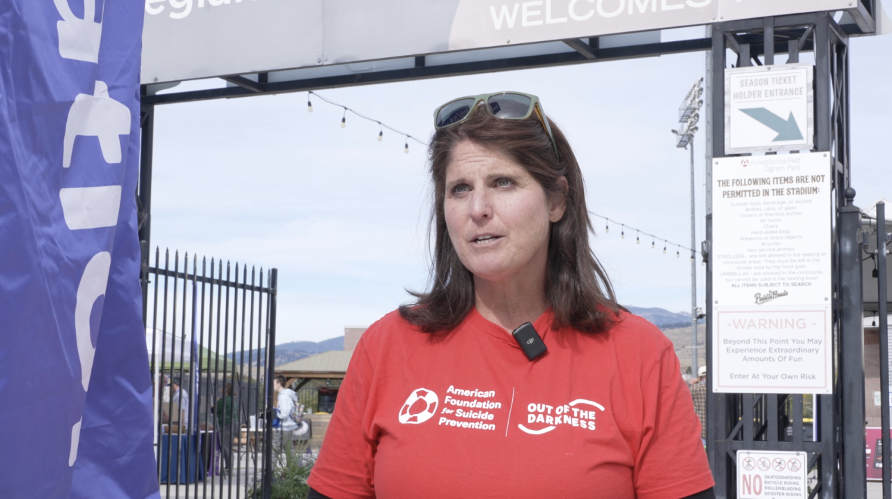 Katie Levine is the executive director of the AFSP's Montana chapter as well as the co-chair of the Five Valleys Out of the Darkness Walk.
