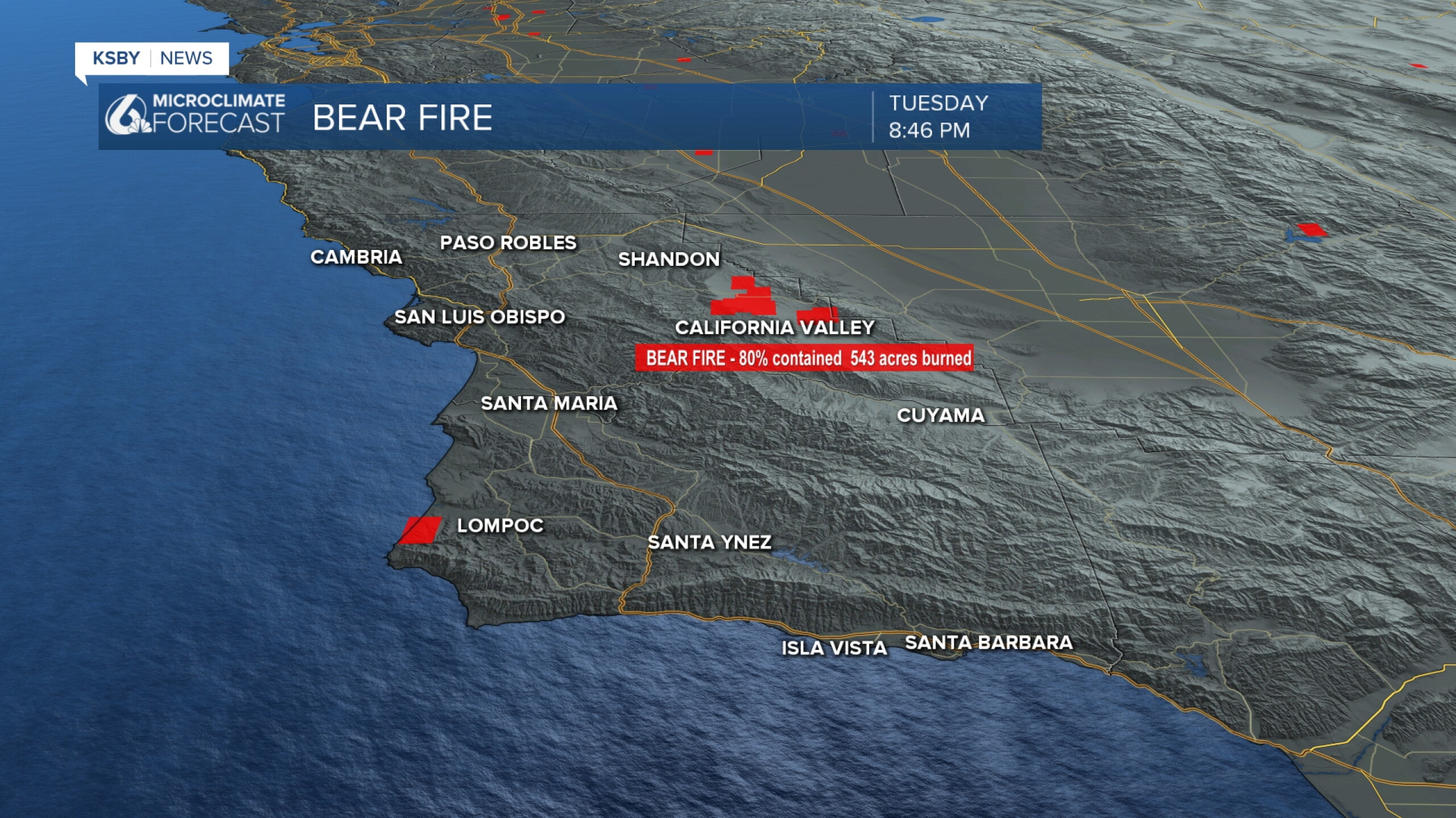 The Heat Advisory remains in effect through Friday for inland valleys