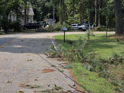 Poquoson storm 1 damage 081126