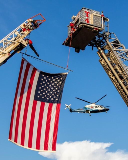 Flag - Aro Med - Grand Rapids 9.11 Memorial Stair Climb