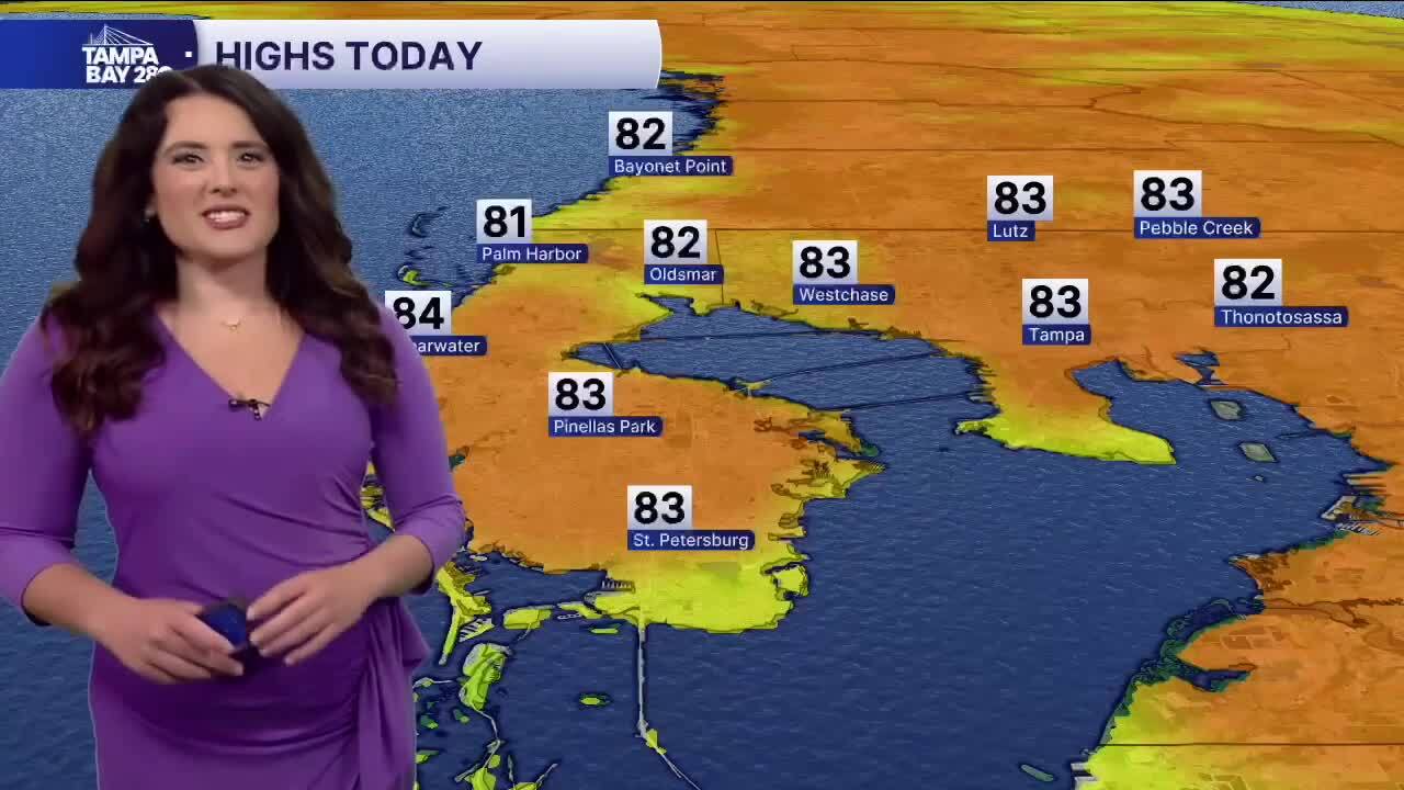 Forecast: A mild start with a fairly decent rain chance today