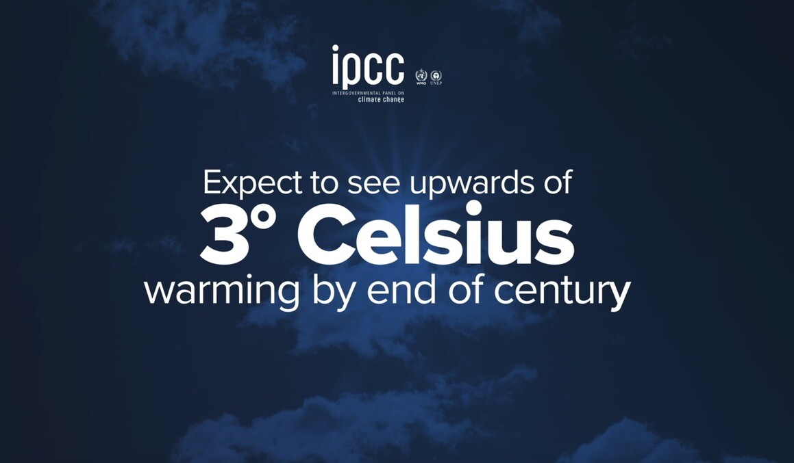 IPCC global temperature projection