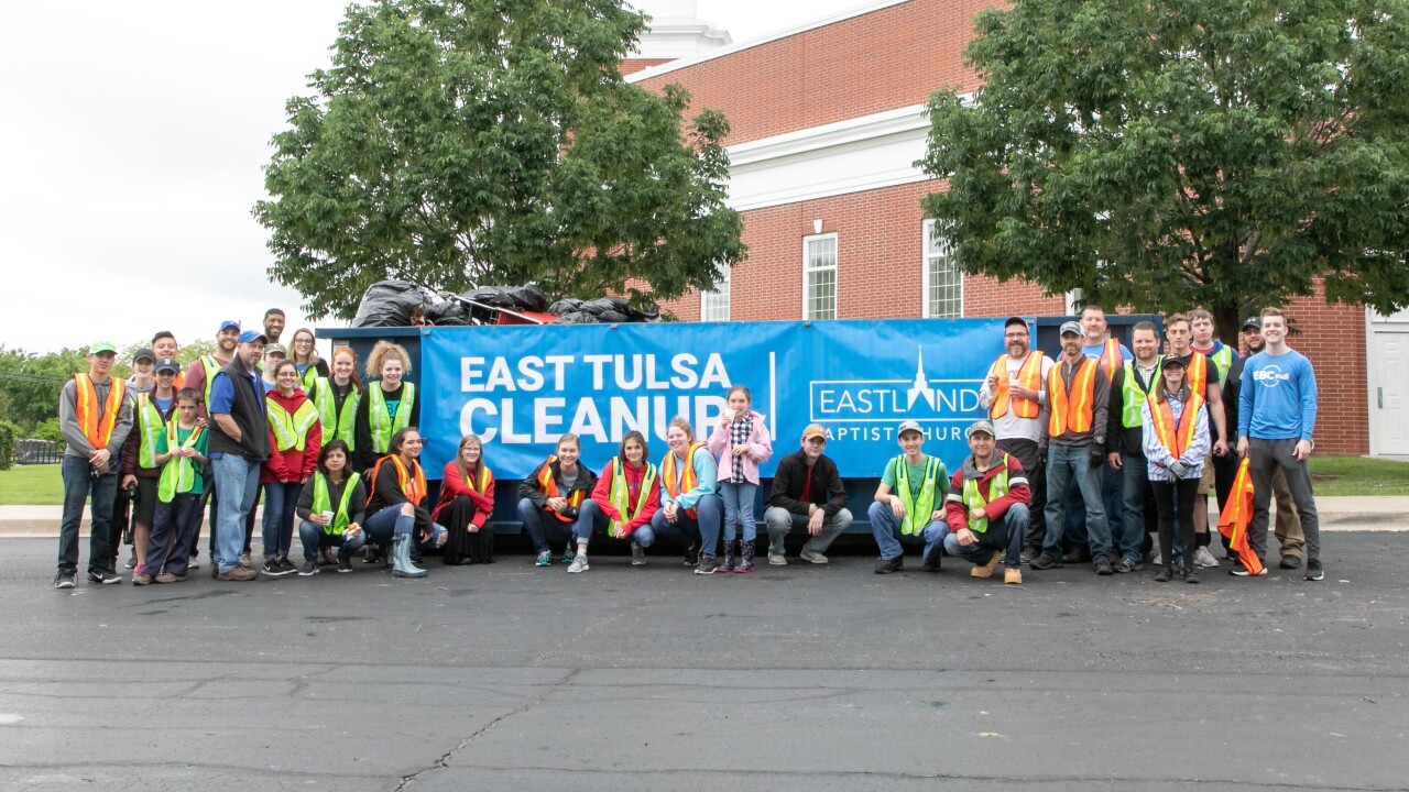 East Tulsa Trash Cleanup