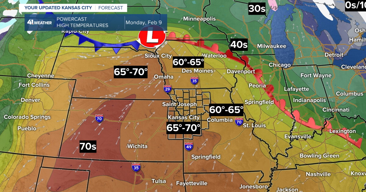 KSHB 41 Weather Blog | Weekend warm up, changes next week