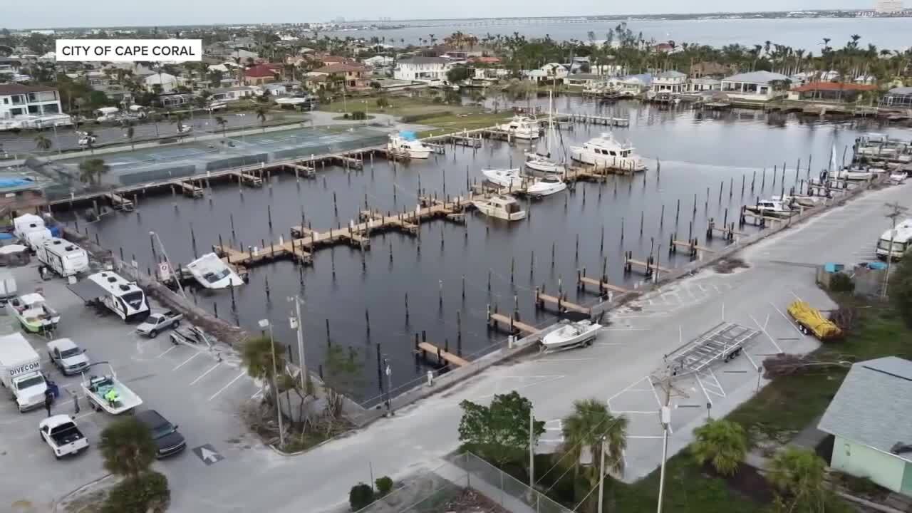 City of Cape Coral Yacht Club current view