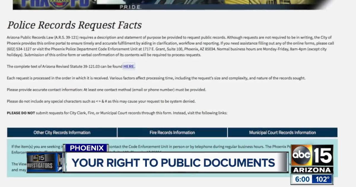 Getting police records: What are your rights?