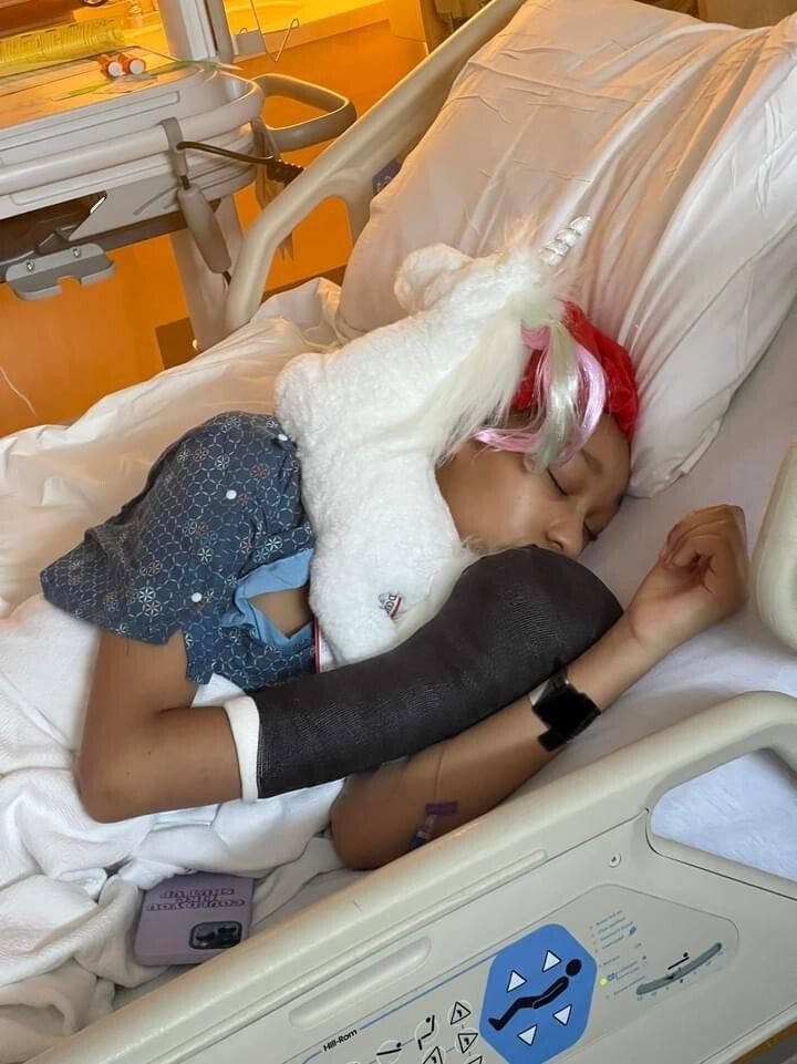 Ashley Evans' daughter