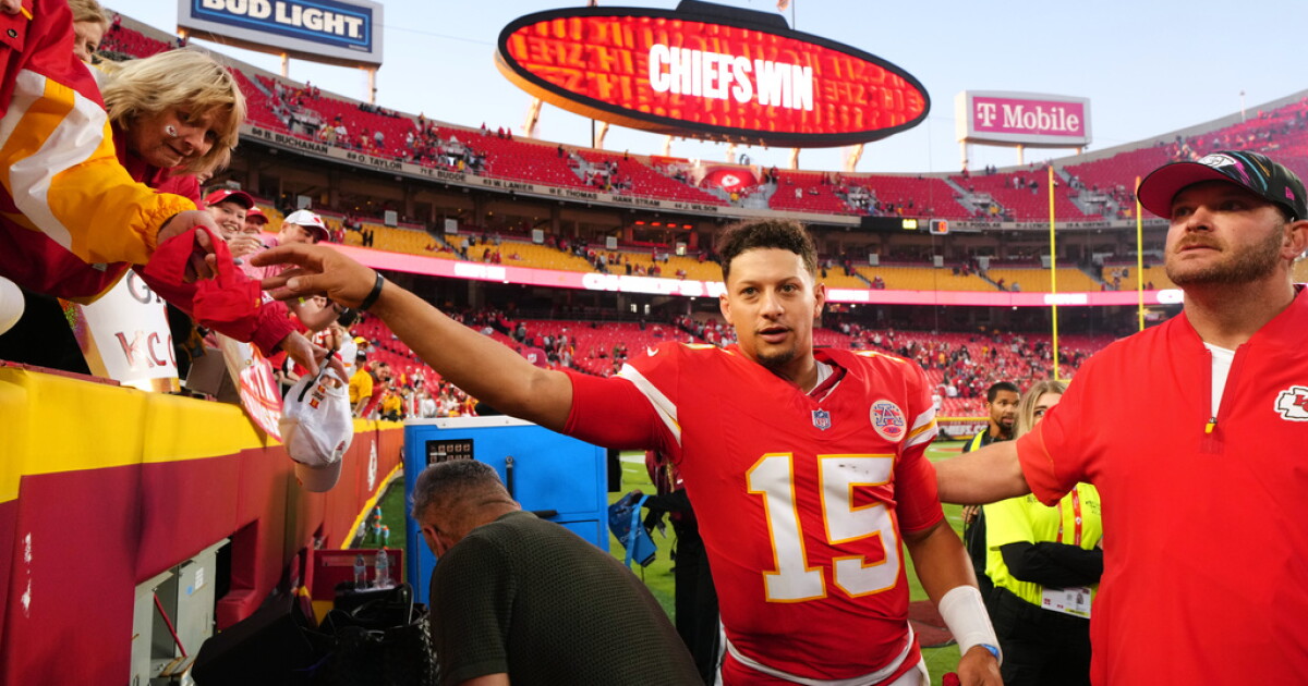 ‘It’s always an honor’: Chiefs QB Patrick Mahomes ties Tom Brady for fastest to 100 regular-season wins