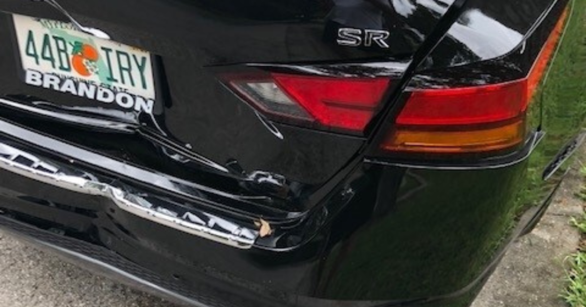 Amazon driver crashes into parked car, takes pictures and leaves the scene