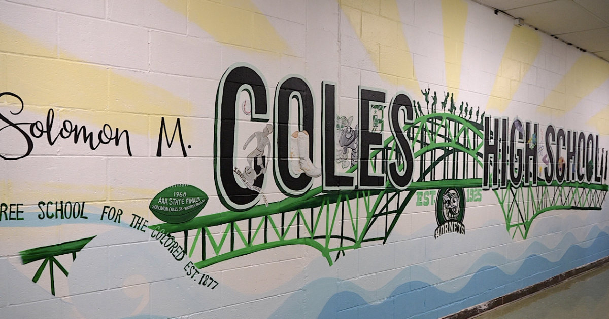 Solomon Coles High School honored for historic role in education Solomon Coles High School honored for historic role in education