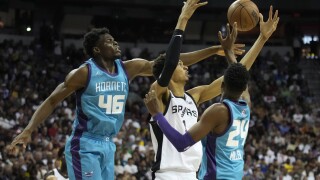 Hornets Spurs Basketball