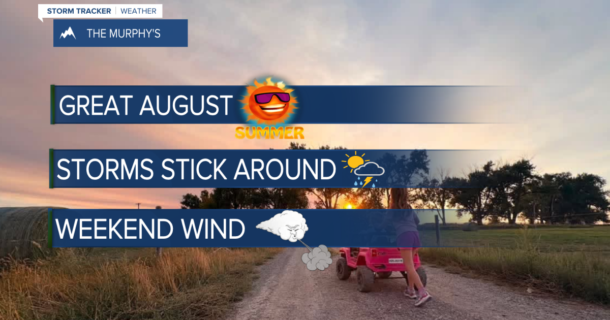 Nice Late August Weather