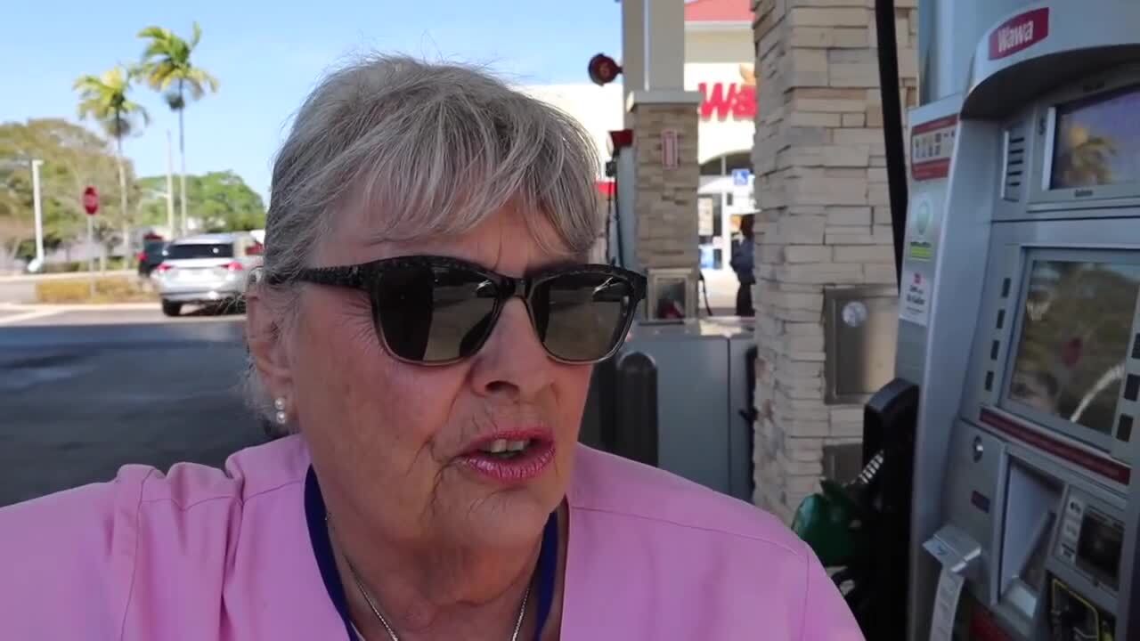 Pam Cartwright lives about 150 yards from the tracks, and said she wasn't thrilled to hear about Brightline's pick for a station location. Feb. 27, 2024