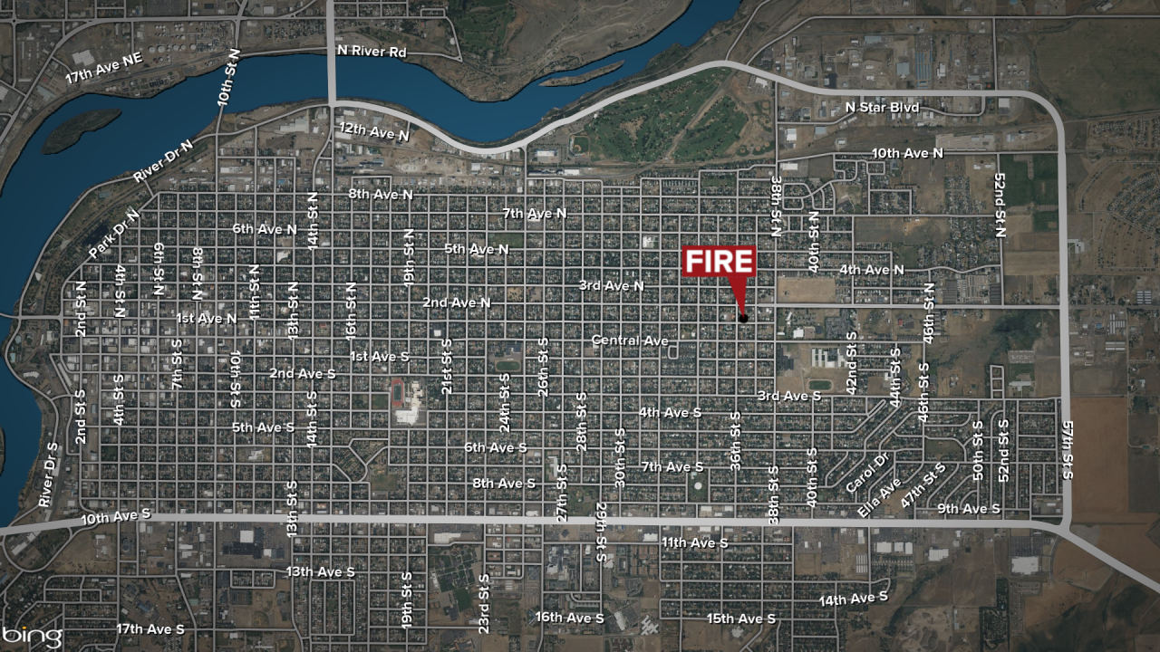 Great Falls house fire: juveniles evaluated for injuries and smoke inhalation (April 1 2026)