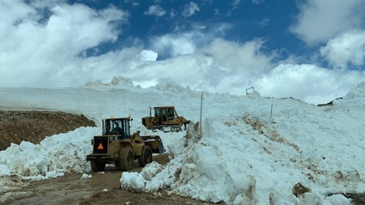 Crews in Hinsdale County still dealing with massive snow drifts