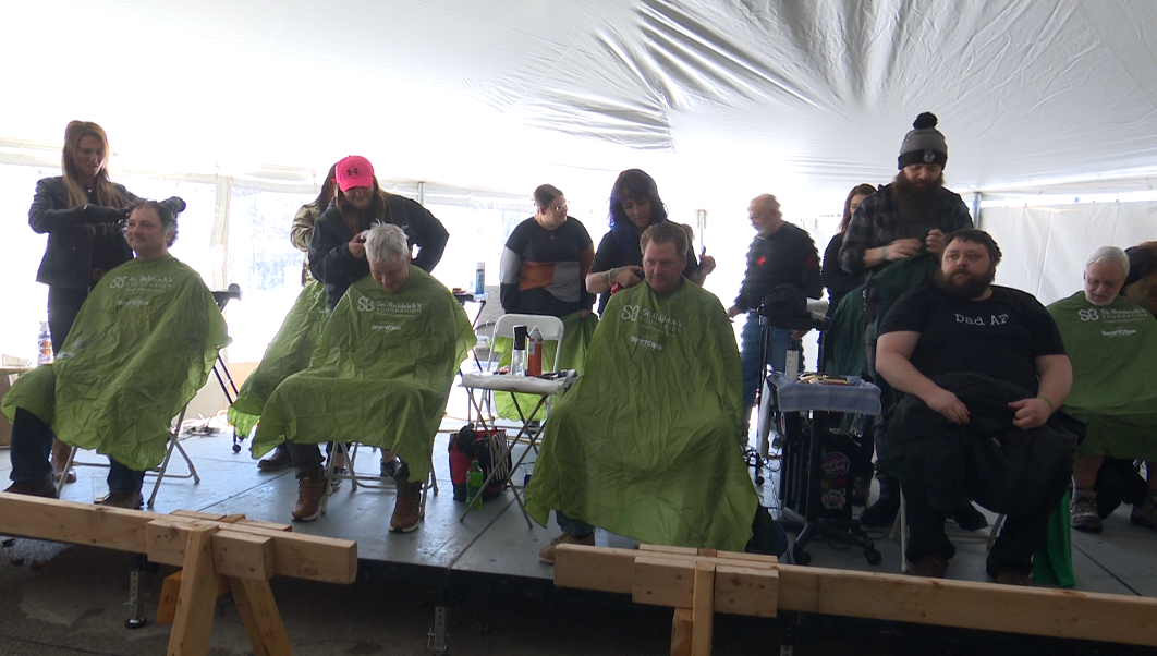 St. Baldrick's: Volunteers shave their hair to raise money for childhood cancer research