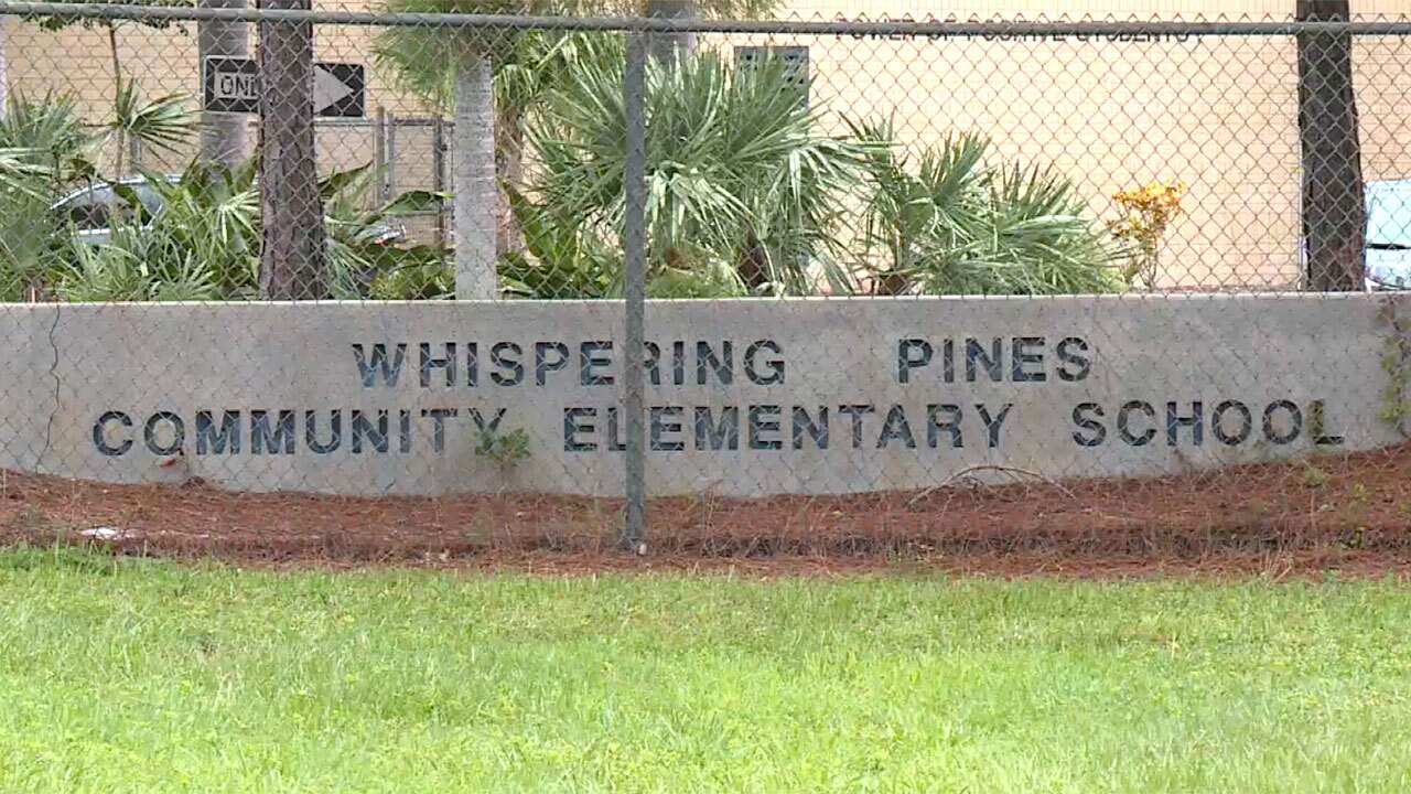 Whispering Pines Elementary School located west of Boca Raton