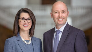 Lt. Gov.-elect Deidre Henderson and Gov.-elect Spencer Cox