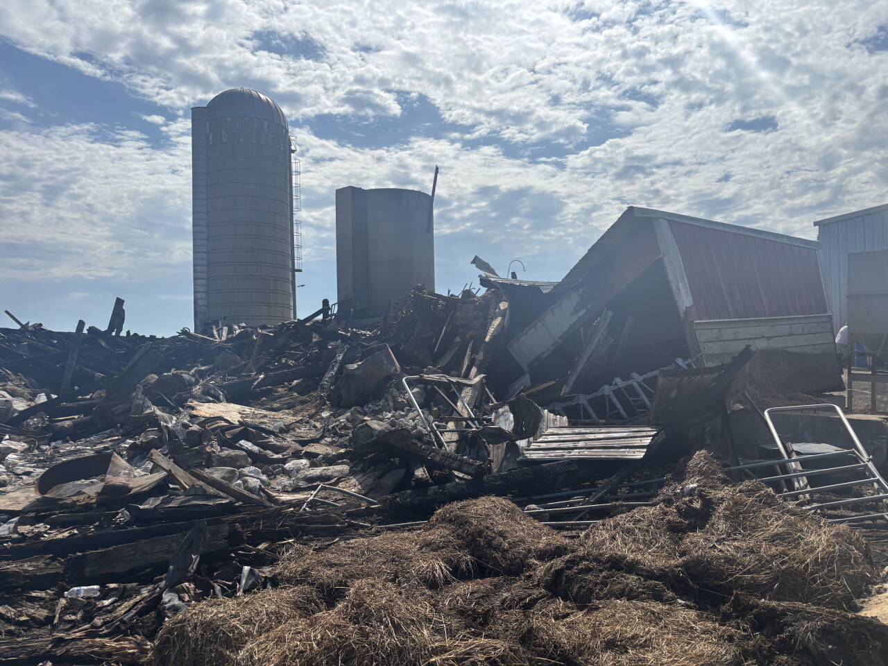 Second farm family in Farmington endures a barn fire this summer, four cows killed on 100-year-old farm