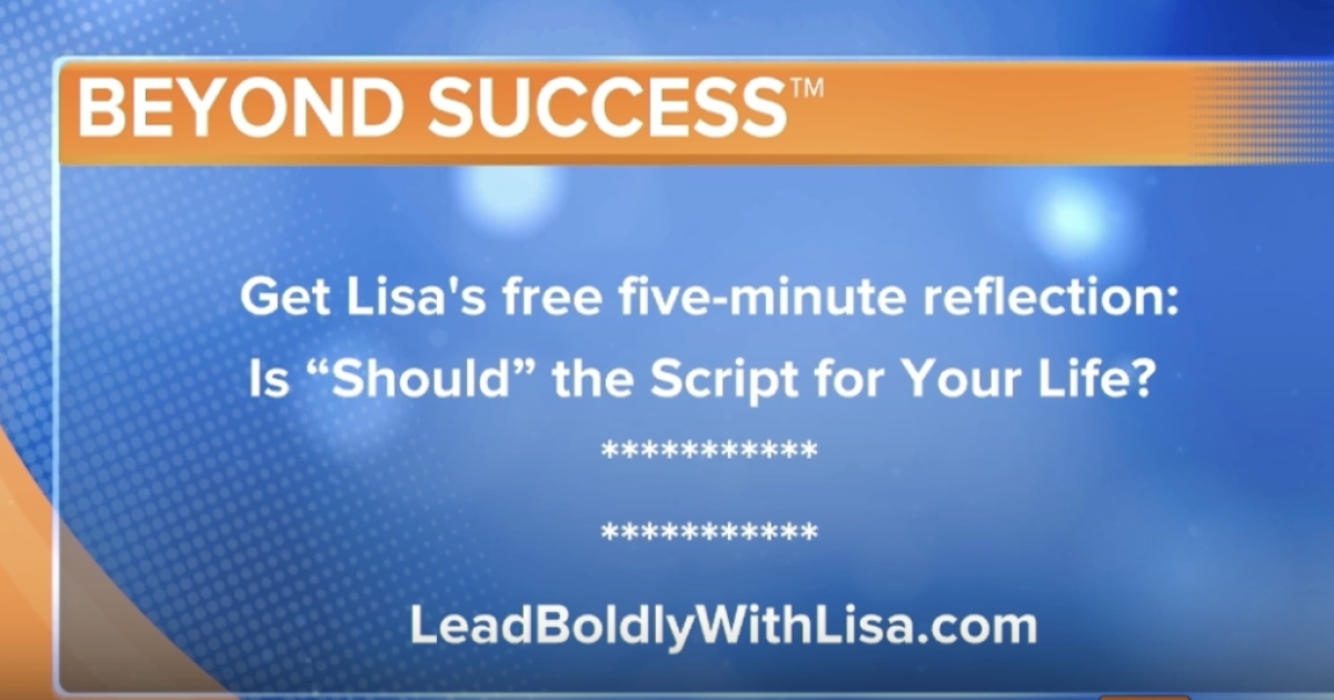 Learning how to achieve success on ‘your’ terms
