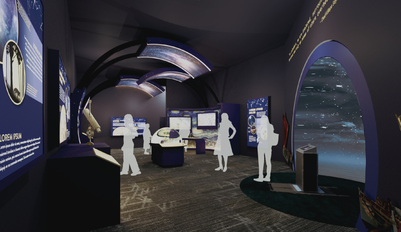 Rendering of Night Sky Exhibit Hall to open at International Dark Sky Discovery Center.