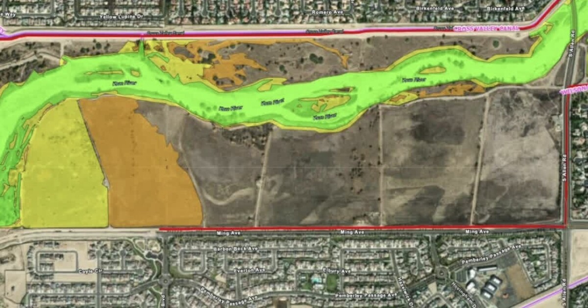 Flood maps identify problem areas in Kern County, Bakersfield