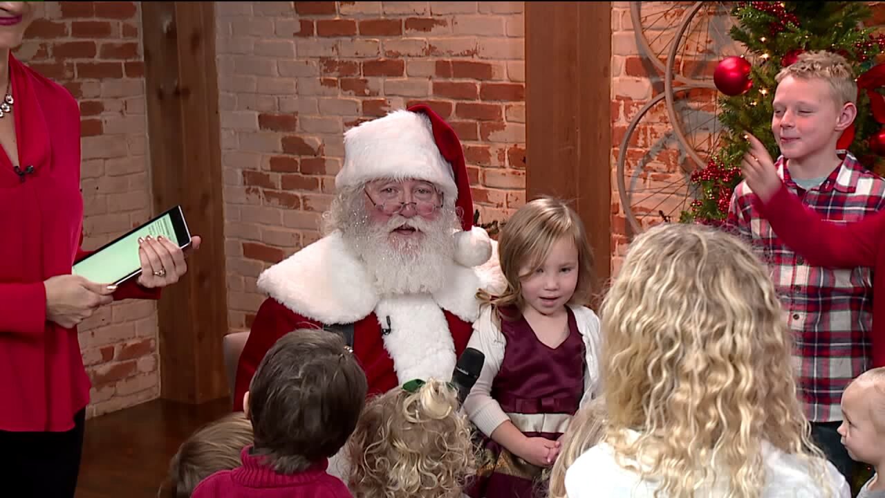 Santa makes a quick stop at The PLACE