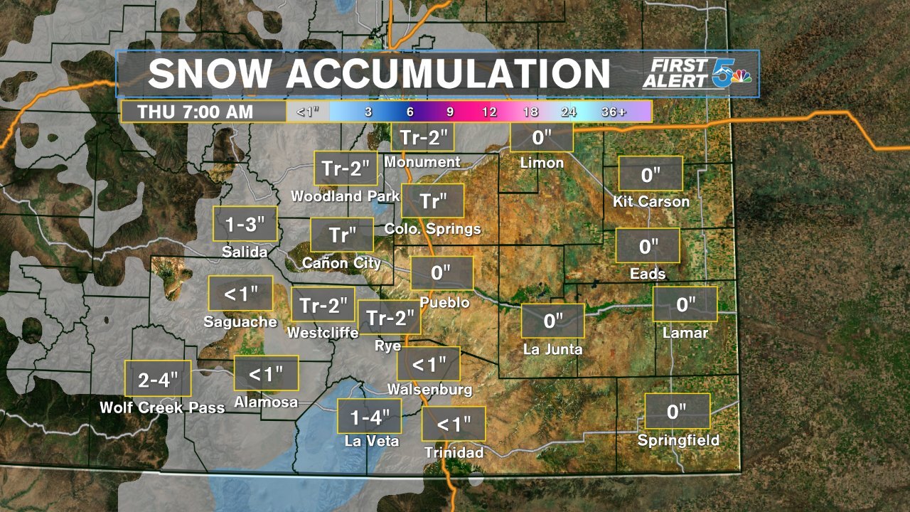 Snow Accumulation 1/29-1/30 2020