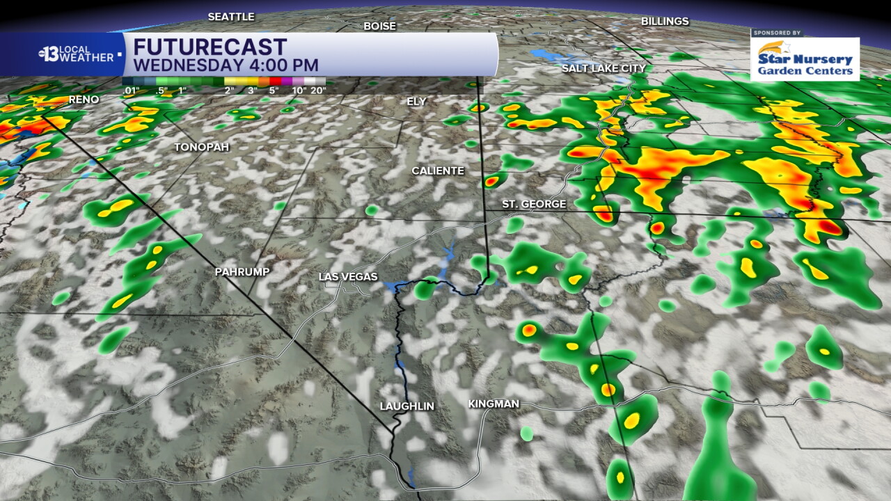 Futurecast at 4pm Wednesday