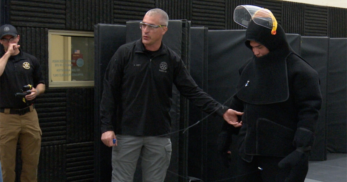 Kent Co. Sheriff's Office walks media through use of force training - Vimarsana News