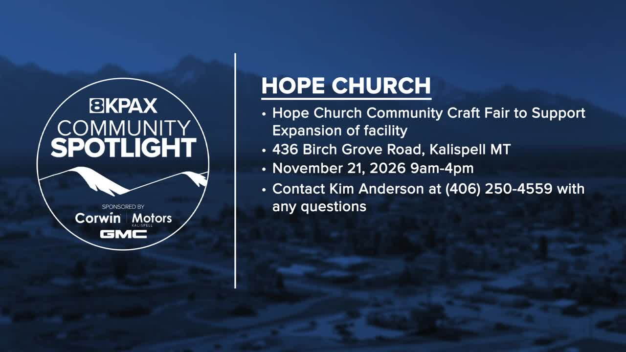 Community Spotlight Hope Church GFX