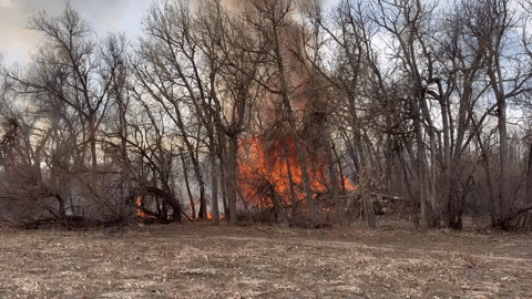 Aurora Jewell Wetlands Park fire