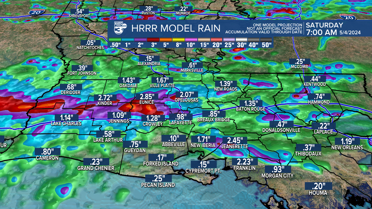 Extended HRRR Accumulation Acadiana.png