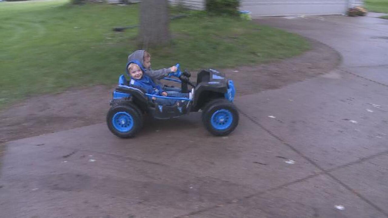 Boys' New Toy