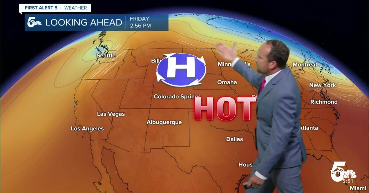 Mountain storms on Thursday may reach as far east as Teller County