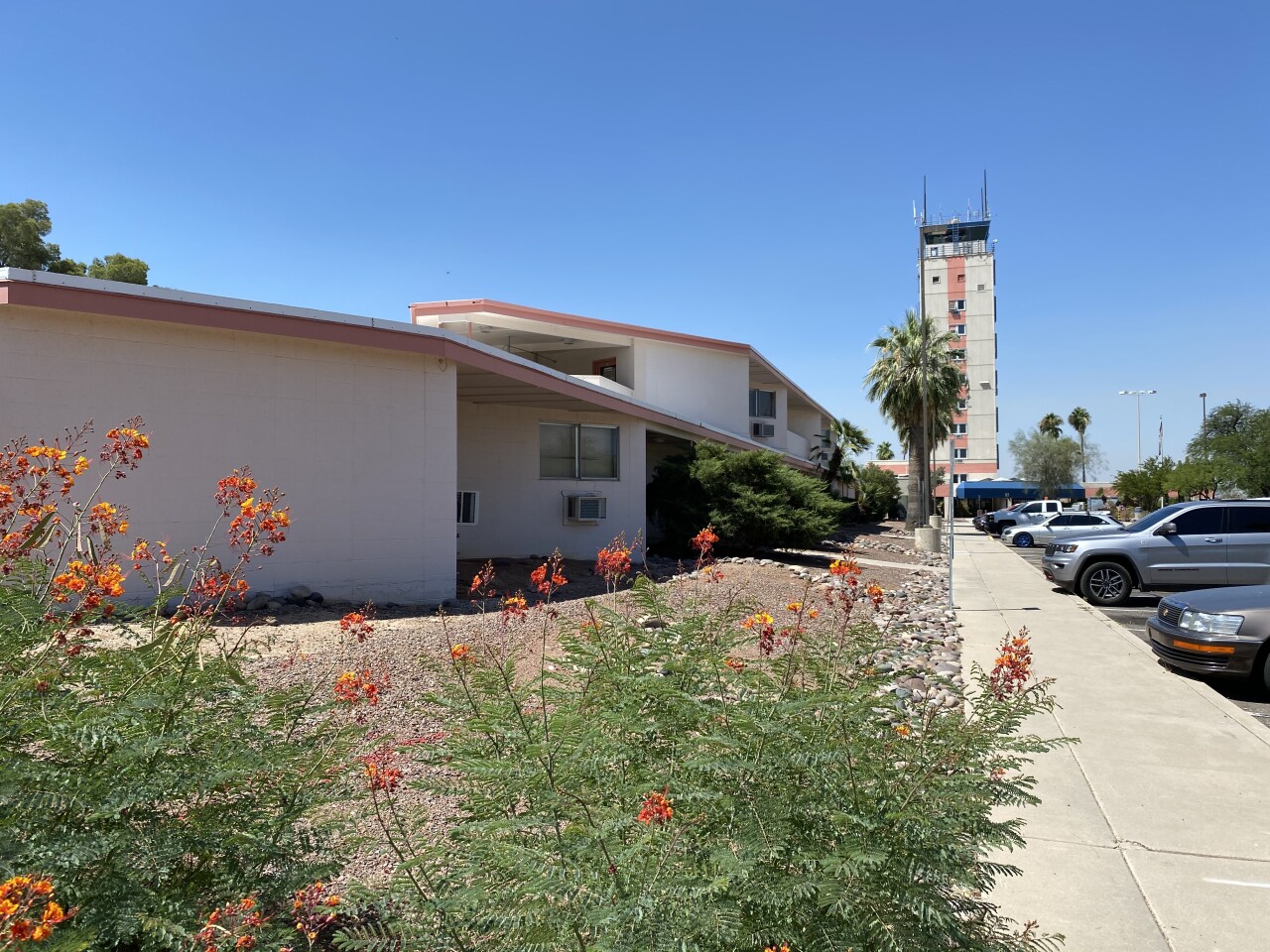 The RONtel is now office space next to the Tucson control tower