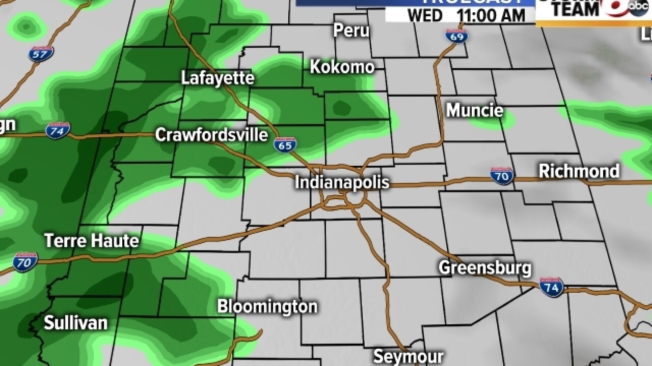 TIMELINE: See when rain will hit your area