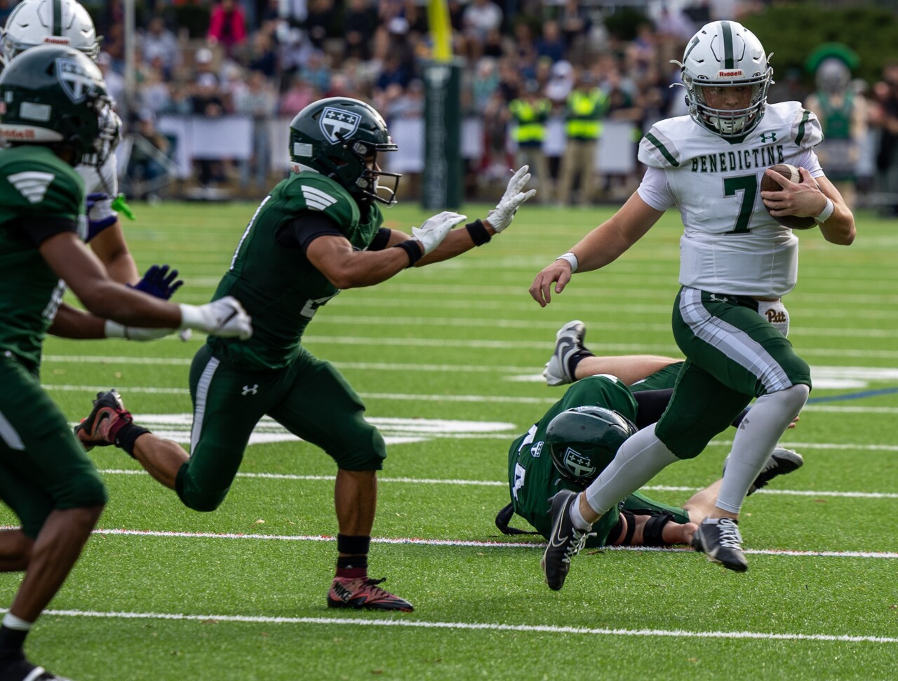 Benedictine wins 3rd straight VISAA title with 20-0 shutout of Trinity