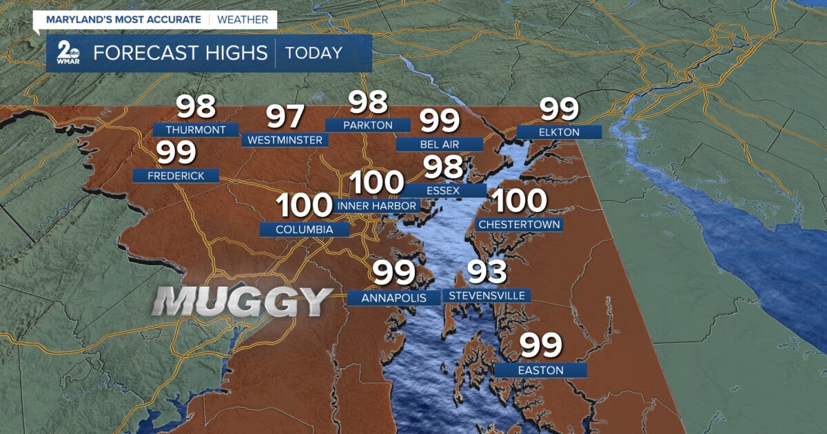 Hot and hazy on this Wednesday!