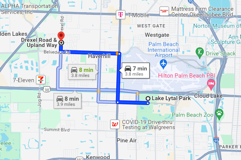 Distance from bus stop to park. .png