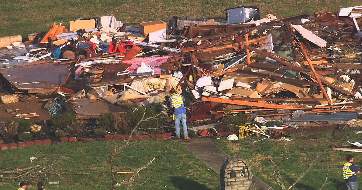 PHOTOS: A look at the damage last night's severe weather caused