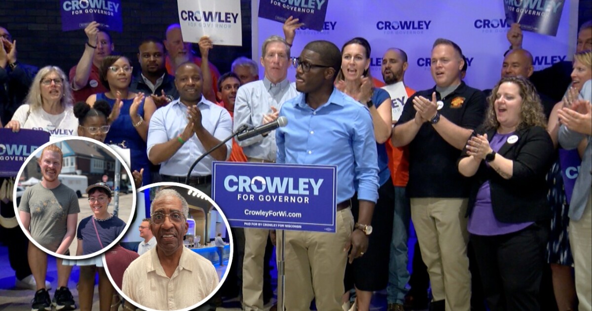 Voters split as David Crowley re-enters Wisconsin Democratic governor's race with Tony Evers endorsement