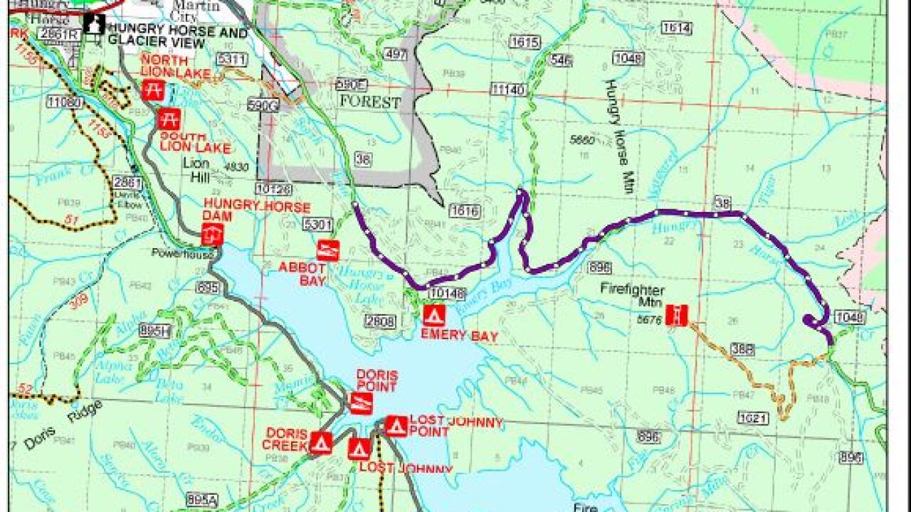 Timber project underway near Hungry Horse Reservoir